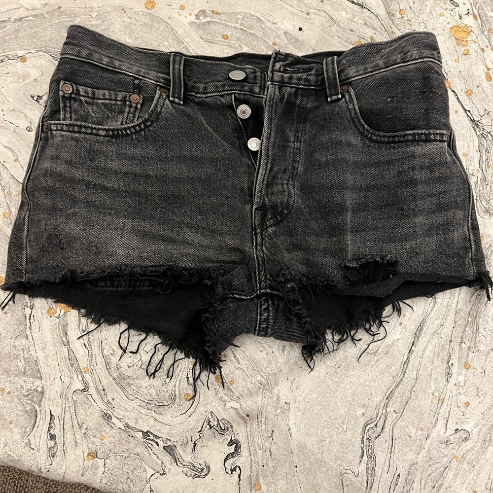 Levi’s Black 501 Jean Shorts